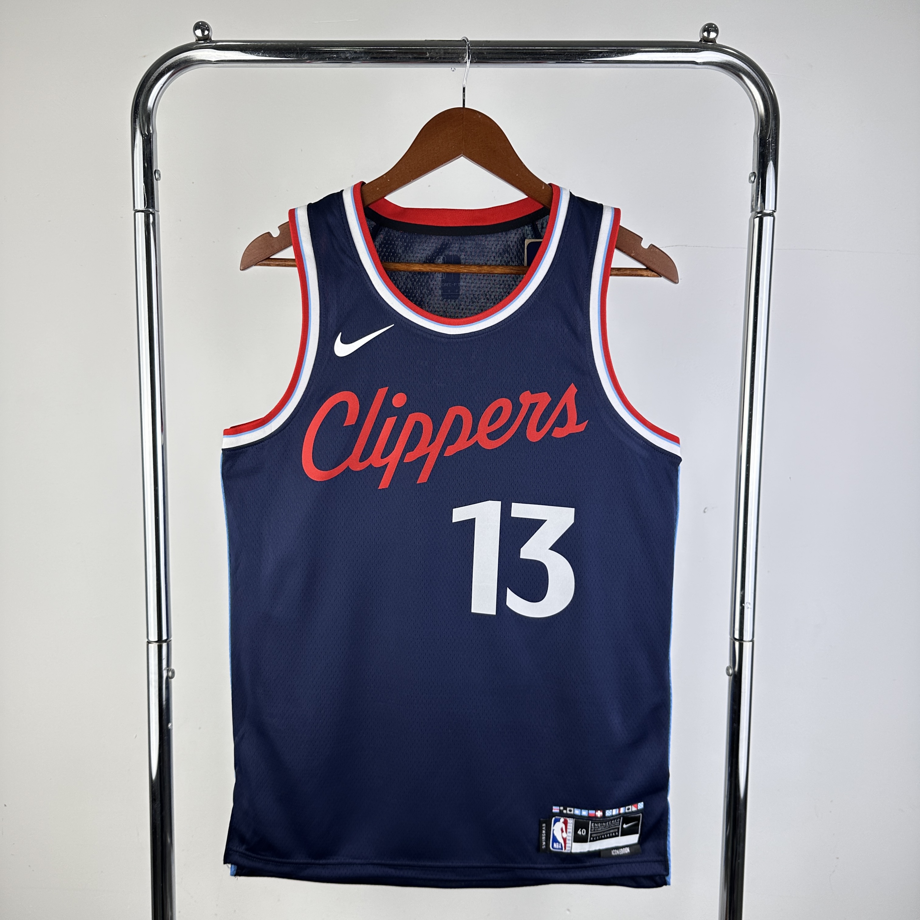 Men Los Angeles Clippers #13 George Blue Season Nike 2024 NBA Jersey